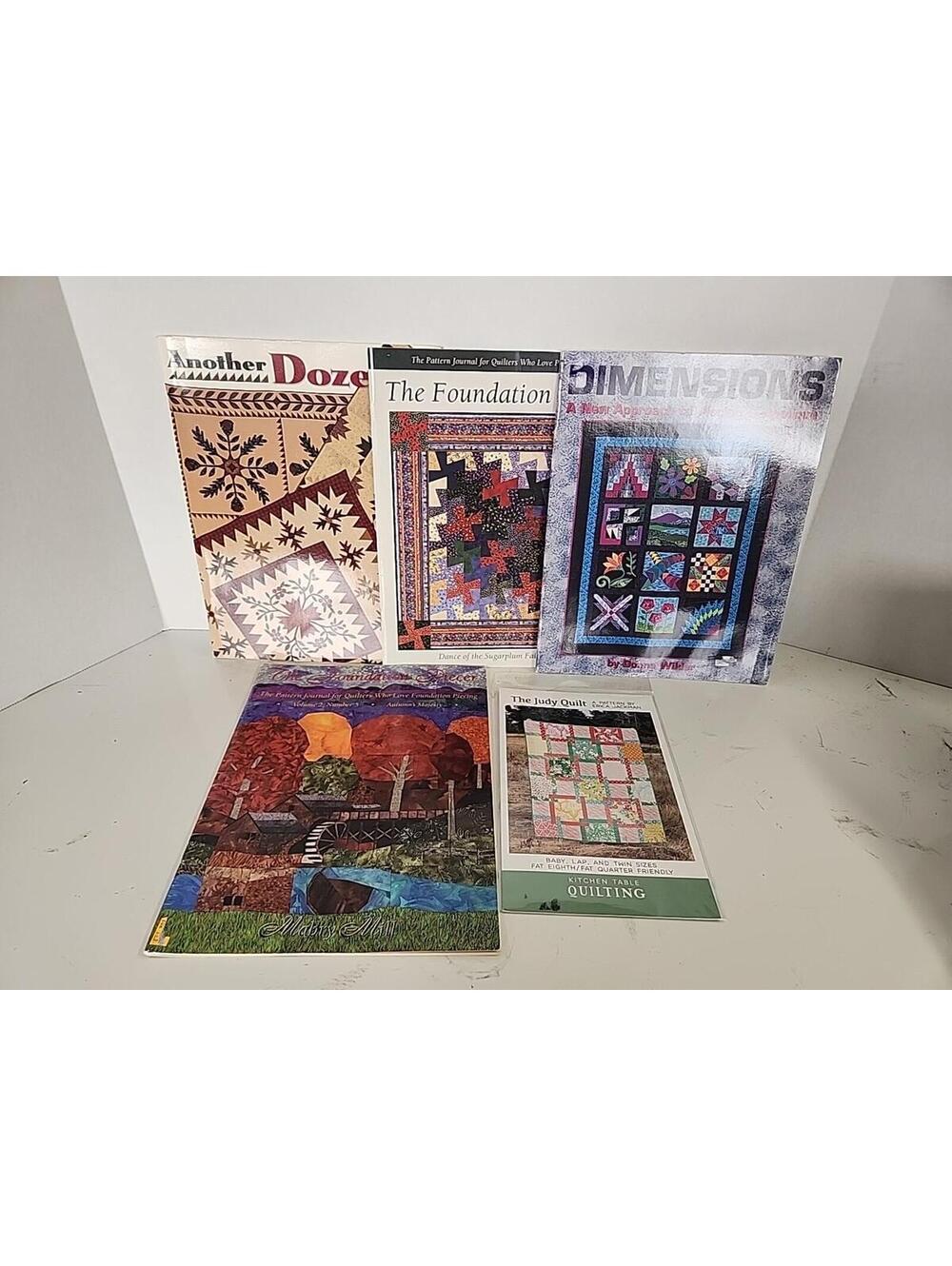 The Judy Quilt Pattern by Kitchen Table Quilting And 4 Books Foundation Piecer